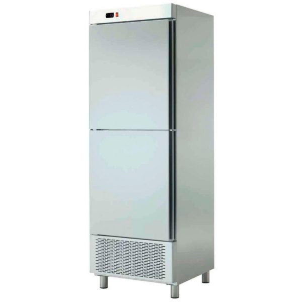 Vertical Refrigerado Congelador de 2 medias puertas - 700W - 695x728x2067mm
