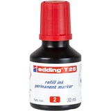 thumbnail of Nachfülltinte edding T 25 für edding Permanentmarker  30ml rot Packung mit 10 Stück