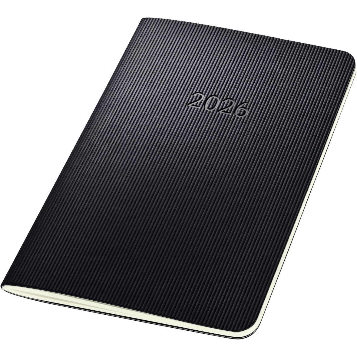 Monats-Kalenderheft Conceptum ca. A6 Softcover schwarz 2026.