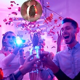 thumbnail of Relaxdays Discokugel, zum Aufhängen, für Decke, große Spiegelkugel, Party Deko, Mottoparty, Diskokugel Ø 20 cm, silber