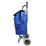 thumbnail of Einkaufstrolley Trolley Einkaufswagen Handwagen Koffer Handgepäck blau klappbar