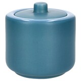 thumbnail of Ritzenhoff Jasper Zucker-Dose mit Deckel Ozeanblau Kandisbehälter Würfelzucker