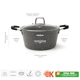 thumbnail of Excelsa Auflauf Mit Deckel Forn-Ok 20 Cm Aluminum Gray