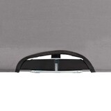 thumbnail of Tumbona doble plegable acero gris