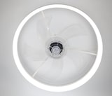 thumbnail of Ventilateur de plafond avec lumière, silencieux DC, télécommande, BLANC, Ø 50cm, tonalité lumineuse réglable et dimmable.