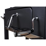 thumbnail of Grillwagen HWC-K93, Holzkohlegrill Standgrill Barbecue BBQ Gartengrill mit Deckel Ablagen, Stahl, 110x100x51cm schwarz