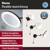 thumbnail of Paulmann Miroir cosmétique LED Masua  IP44  White Switch 55lm 230V 4W  Noir mat 71149