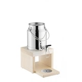 thumbnail of APS Milchdispenser -BRIDGE- 31 x 20 cm, H: 39 cm, 3 Liter 18/8 Edelstahl