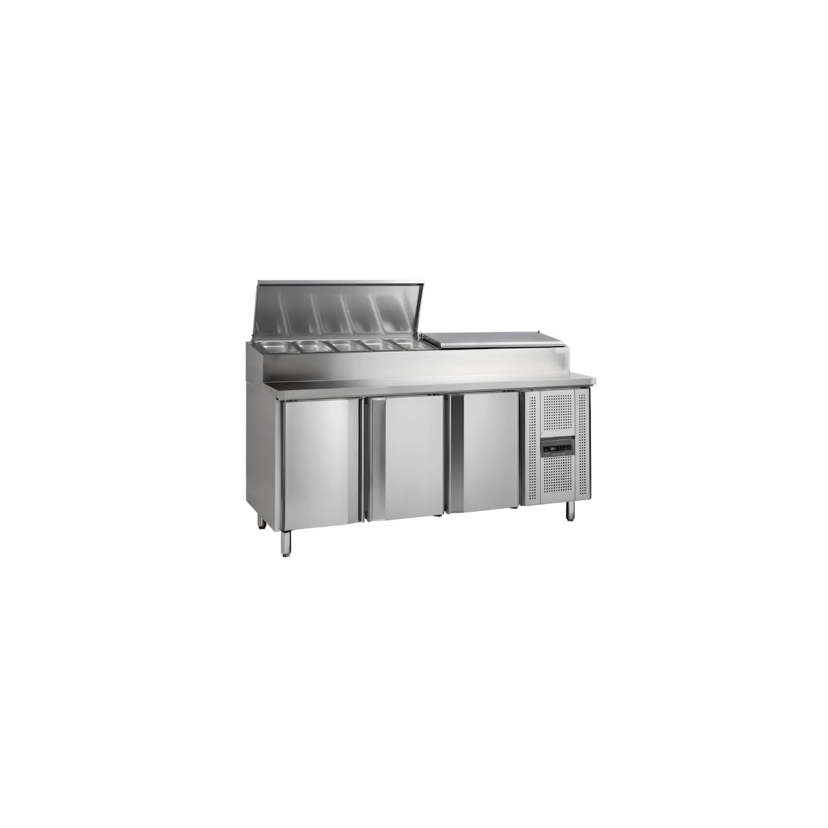 Mesa Industrial Refrigerada Para Ensaladas 3 Puertas SS8300 Tefcold