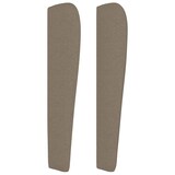 thumbnail of vidaXL Kopfteil mit Ohren Taupe 163x23x118/128 cm Stoff
