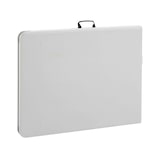 thumbnail of Table pliante blanche en PEHD 180 cm 8 places format valise