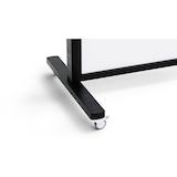 thumbnail of ALLboards Lavagna bianca magnetica verticale con ruote VERT 137×78 cm con cornice in legno nera