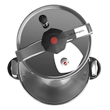 thumbnail of Orbegozo olla a presión acero inoxidable HPL 4070, 4 L, triple sistema de seguridad, regulación presión, apta todo tipo de fuegos, diámetro 20 cm