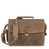 thumbnail of Greenburry Aktentasche Notebooktasche Leder braun Vintage 43x29cm