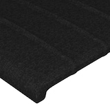 thumbnail of vidaXL Kopfteil Schwarz 160 x 5 x 118/128 cm Stoff