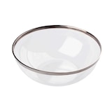 thumbnail of MONOUSO - Plastikschüssel PS Glasklar Hart Silber 1500ml (4 Stück)