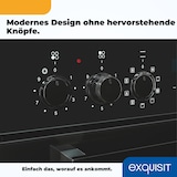 thumbnail of Exquisit Herd-Set EHE285-HBZ-020-Set schwarz | Energieeffizienzklasse A | 75 l Garraum | Glaskeramik Kochfeld | Herd-Set 60 cm