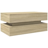 thumbnail of vidaXL Couchtisch mit LED-Leuchten Sonoma-Eiche 90x50x40 cm