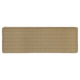 thumbnail of WOMO-DESIGN Sitzbank Palma gepolstert 120x48x40 cm, Weiß-Gold mit Holzoptik, Retro Landhaus-Stil, Polsterbank Flurbank Truhenbank Bank Sitzpolster