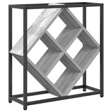 thumbnail of vidaXL Weinregal Grau 51 x 18 x 52,5 cm Holzwerkstoff