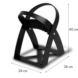 thumbnail of EBERTH Holzspalter Manuell, Spaltkeil aus Stahl, 24x26x40 cm, sicheres Holzspalten, Profi-Brennholzspalter