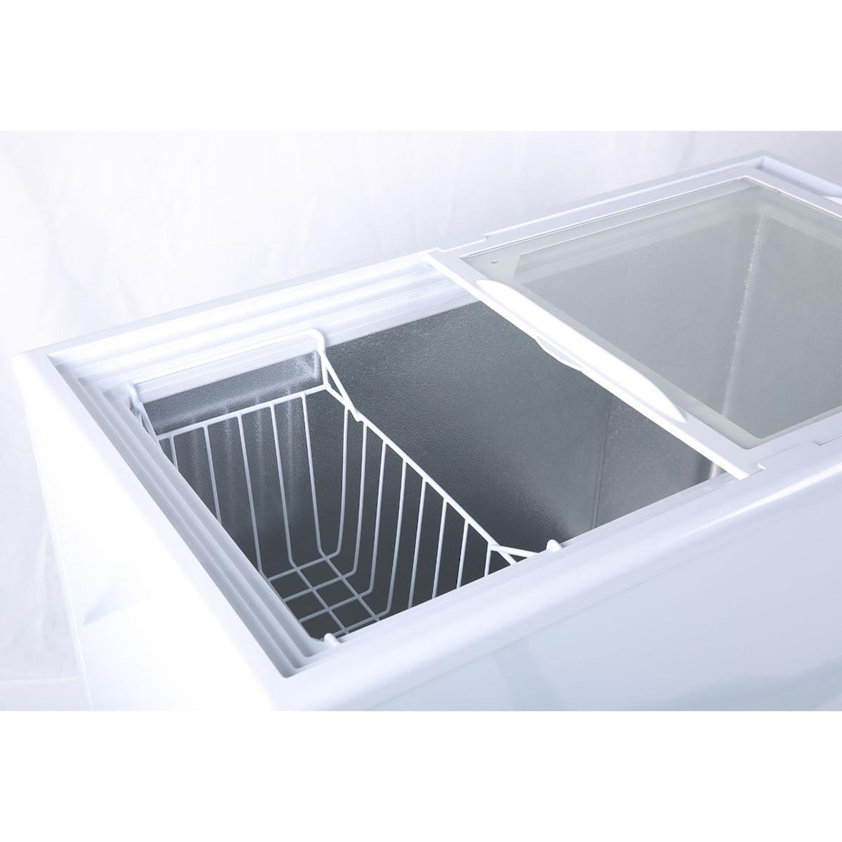 EASYLINE Tiefkühltruhe 100 mit Glasschiebedeckel, 585 x 525 mm