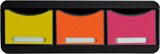 thumbnail of EXACOMPTA Cassettiera Toolbox Maxi 318798D, 3 cassetti, box PS monoblocco in orizzontale, (PxlxAlt) 27x35,5x13,5 cm, gamma Iderama, nero/arlecchino