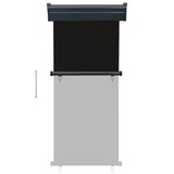 thumbnail of Toldo lateral de balcón negro 85x250 cm