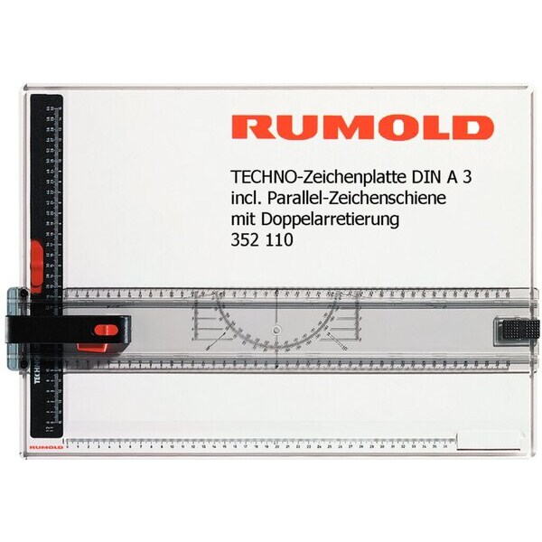 Zeichenplatte Rumold Techno A3 incl. Parallel-Zeichenschiene