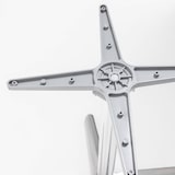 thumbnail of Tafelvoet met kantelsysteem 72 cm in Derby grijs aluminium - Oviala