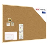 thumbnail of Allboards Pinnwand mit Naturholzrahmen 150x100cm