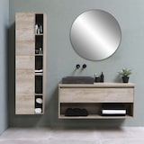 thumbnail of WellHome - Runder Spiegel mit Metallrahmen Ø110cm