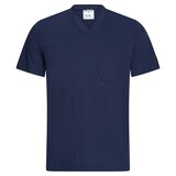 thumbnail of ESD-T-Shirt mit Brusttasche, V-Ausschnitt, 150g/m², marineblau, L