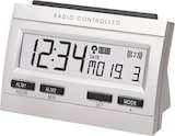thumbnail of WT 87 - Funkwecker, DCF-77 Funkuhr mit manueller Einstelloption, Innentemperaturanzeige, Hintergrundbeleuchtung
