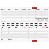 thumbnail of Schreibtischquerkalender Septant 30,5x10,5cm 1 Woche/2 Seiten Chromolux gold 2026.