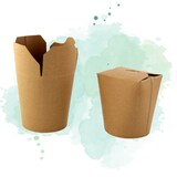 thumbnail of ECOLOMIQUE - 50 Pcs - Pot carton rond kraft 500 ml - 7,3 cm, 7,8 cm, Hauteur: 10 cm - ECO210ASWOK16
