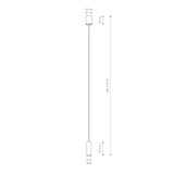 thumbnail of Hanglamp ROJA Zwart Metaal LE93496