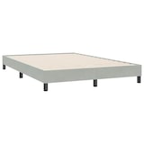 thumbnail of vidaXL Boxspringbett ohne Matratze Hellgrau 160x220 cm Samt
