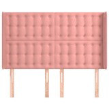 thumbnail of vidaXL Kopfteil mit Ohren Rosa 147x16x118/128 cm Samt