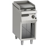 thumbnail of KBS Gas Lavasteingrill 1 Heizzone 10 Kw 400x730x900 mm gerillt offener Unterbau