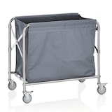 thumbnail of WAS Germany - Wäschewagen, klappbar, 1 Wäschesack,  81,5 x 51,5 x 86 cm, Edelstahl/Nylon