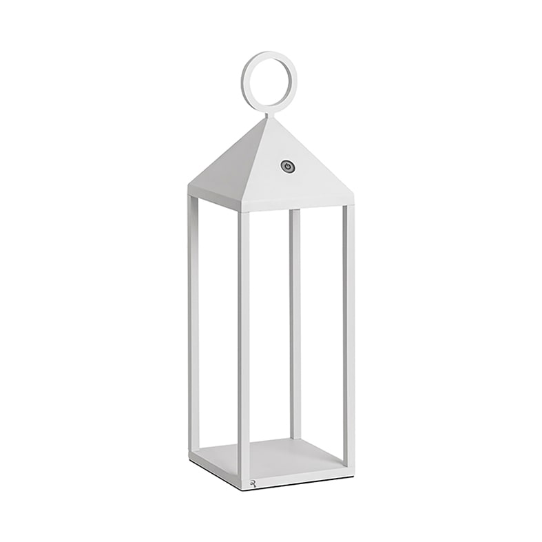 PICNIC Tragbare LED-Tischleuchte 2,2 W IP54 2700 K CRI85 47 cm – Weiß – Rossini Group – Design aus Aluminiumdruckguss