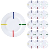 thumbnail of Benetton - Set mit 16 Speisetellern aus Porzellan