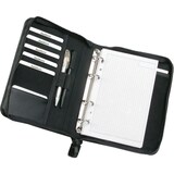 thumbnail of Alassio Ringbuchmappe A5 LUINO FINEtouch-Lederimitat Arbeitsmappe Businessmappe Konferenzmappe schwarz 30006