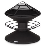 thumbnail of Aguilera Feuerschale mit Grill Ø 65 cm Holzlager Stahl Schwarz