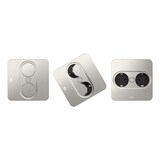 thumbnail of BACHMANN TWIST 2 2xCEE7/3 2,0m AEH Edelstahl-Optik eckig