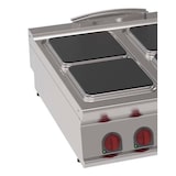 thumbnail of EURAST - Cucina elettrica con 4 piastre quadrate 1 forno static0 elettrico gn 2/1 - 800x900x900 mm - 21300 W 400/3V - 34730613
