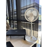 thumbnail of Ventilador silencioso Bateria sem fio USB recarregável BRANCO Dobrável & Suporte Telescópico Controle Remoto 24h Vida útil da bateria Jocca