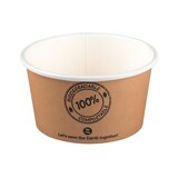 thumbnail of 250x BIO Suppenbecher ToGo Verpackung aus Karton 350ml Ø11.5cm bis 100°C