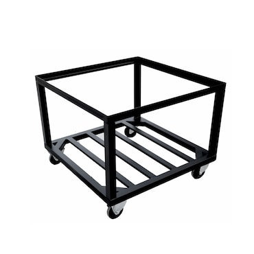 support métallique standard avec 4 roues pour four de 100 cm | METRO